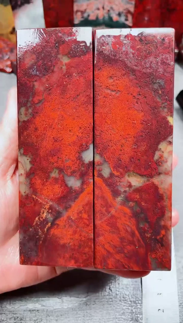 桂林鸡血玉素章对章37