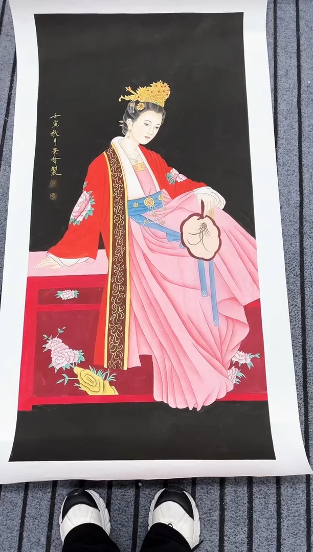 精品国画人物作品