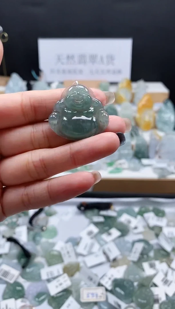 翡翠未镶嵌吊坠(不含链)43佛公