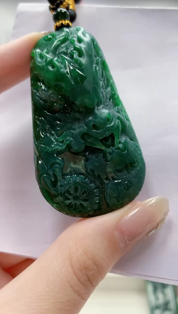 未镶嵌定制翡翠5060jw-毛货挂件62