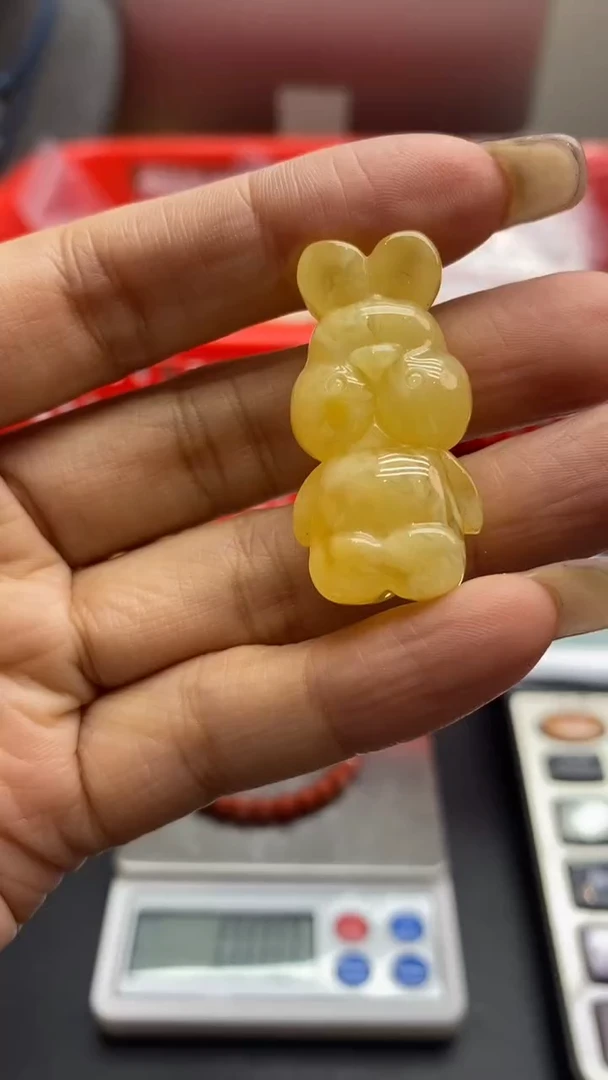 琥珀未镶嵌珠宝奇石377
