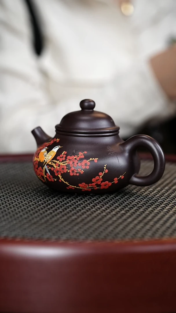 茶壶紫砂84YJB  黑墩头容天