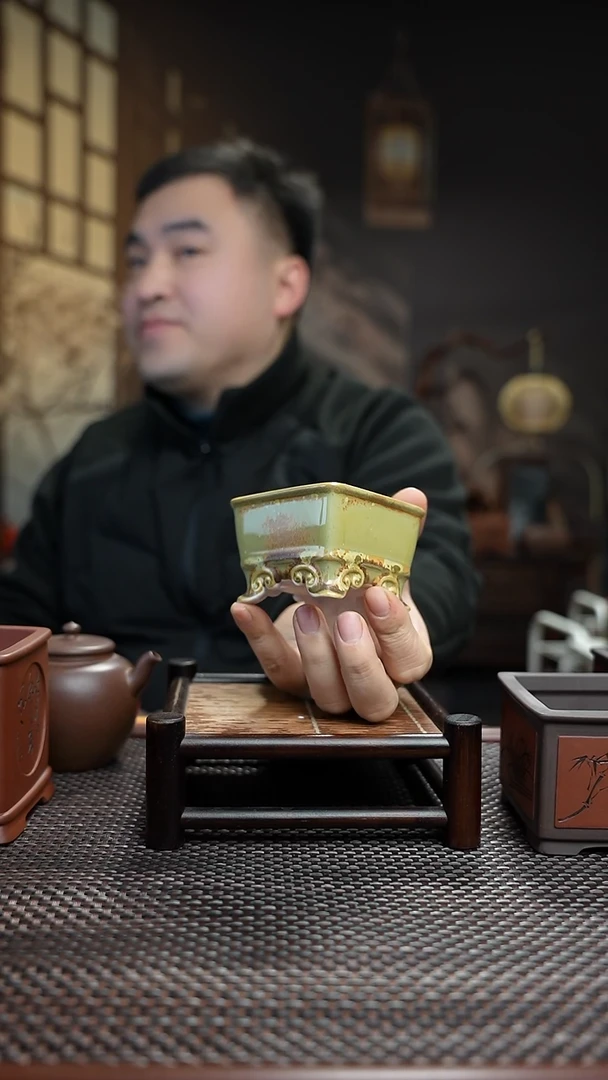 紫砂花盆長木軒精品紫砂