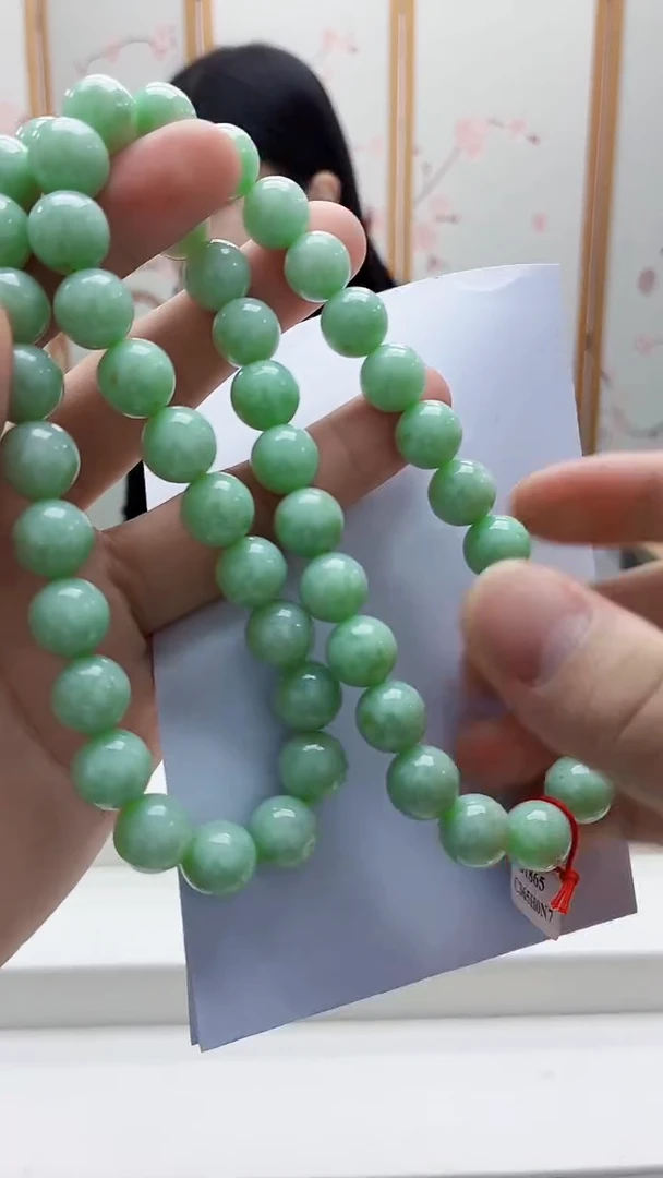 未镶嵌定制翡翠4812bb-毛货珠链52