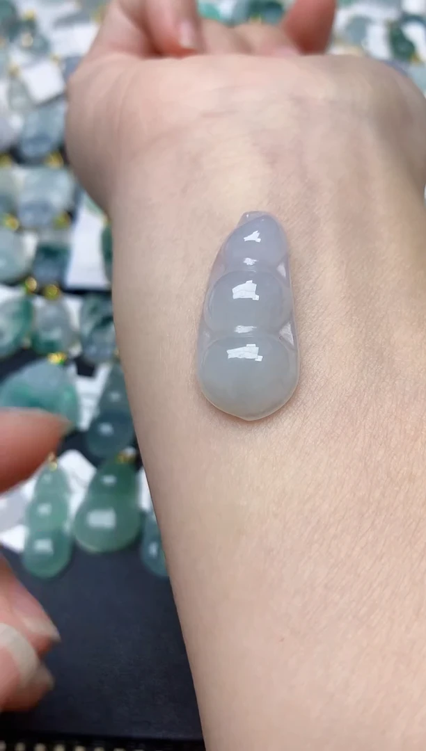 颈饰未镶嵌翡翠天然缅甸A货翡翠