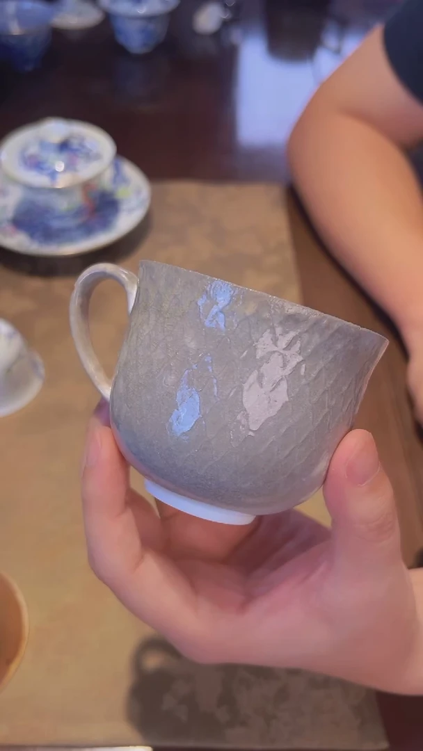 三生瓷 白色马克杯（瑕）