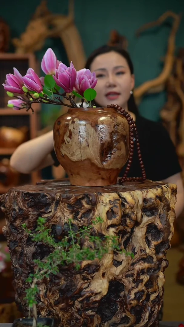 枣木雷击枣木聚福罐