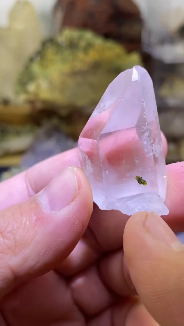 未镶嵌珠宝半成品水晶68号四川美姑超七花园水晶