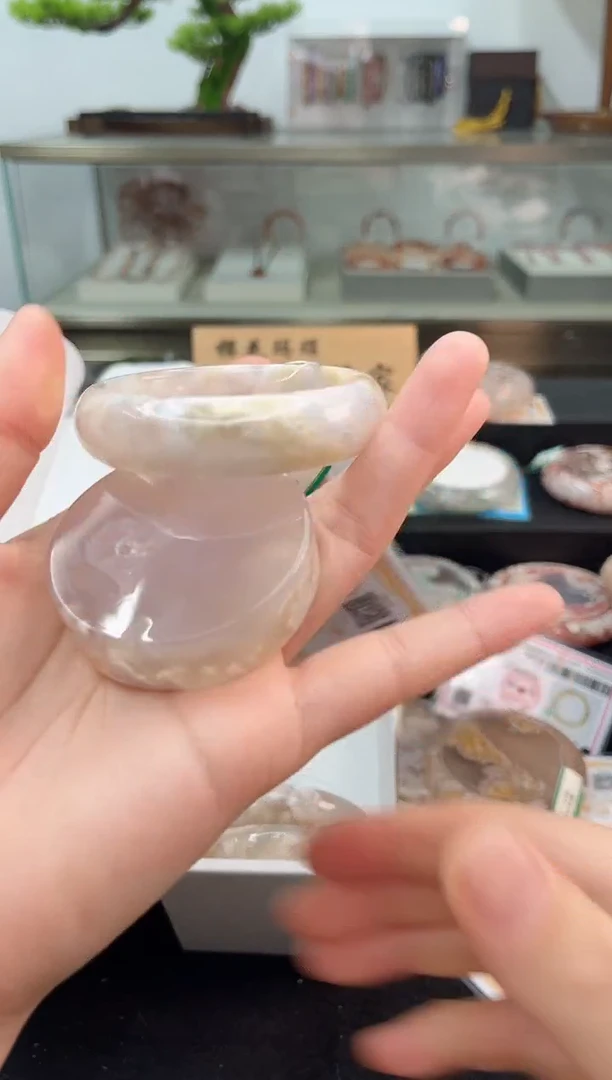 未镶嵌手镯石英质玉53圈口（赠品镯心）16630