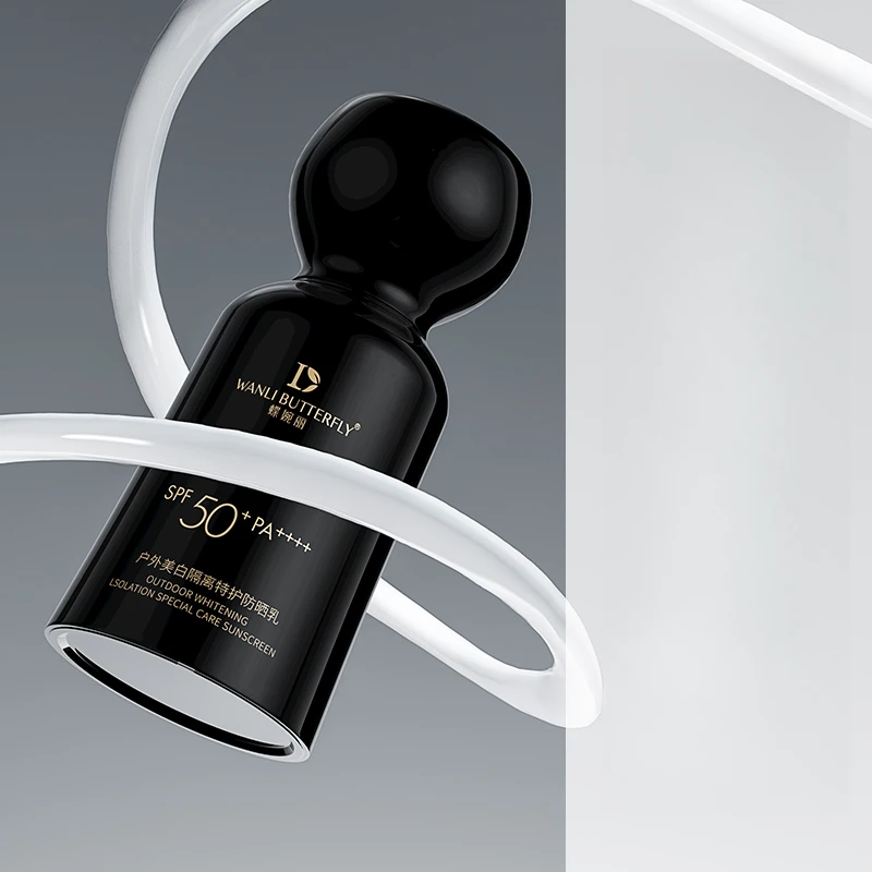 {黑宝瓶}蝶婉丽户外美白隔离特护防晒乳.