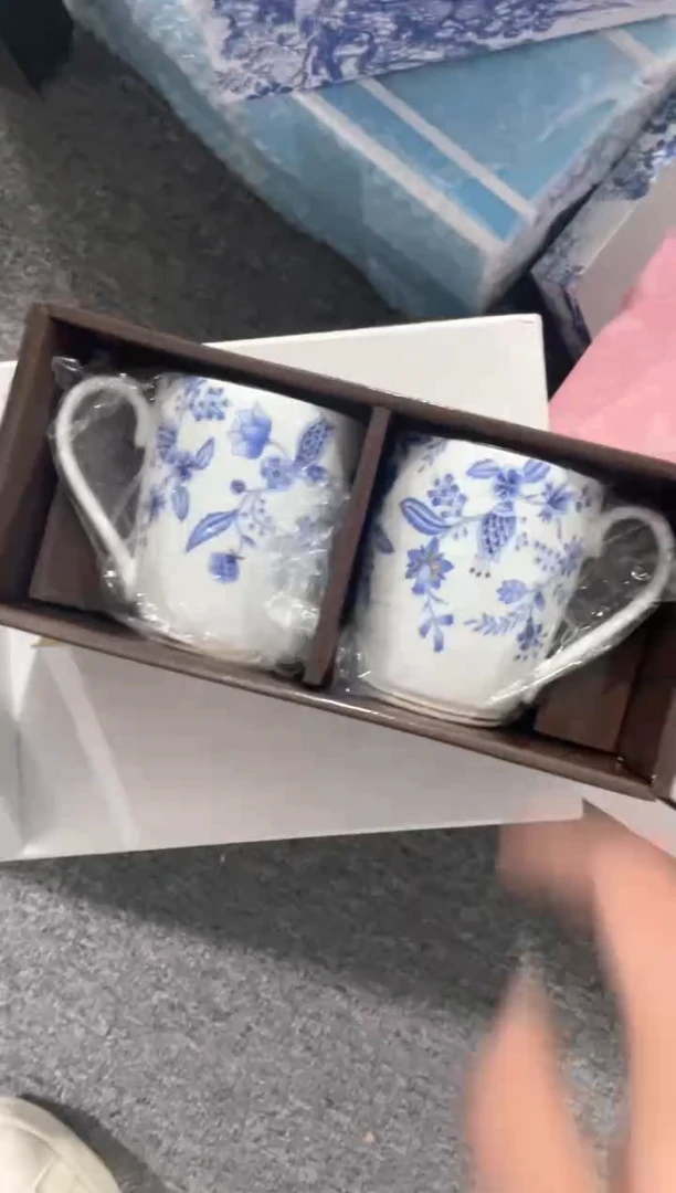 瓷片咖啡杯礼盒清仓！！！