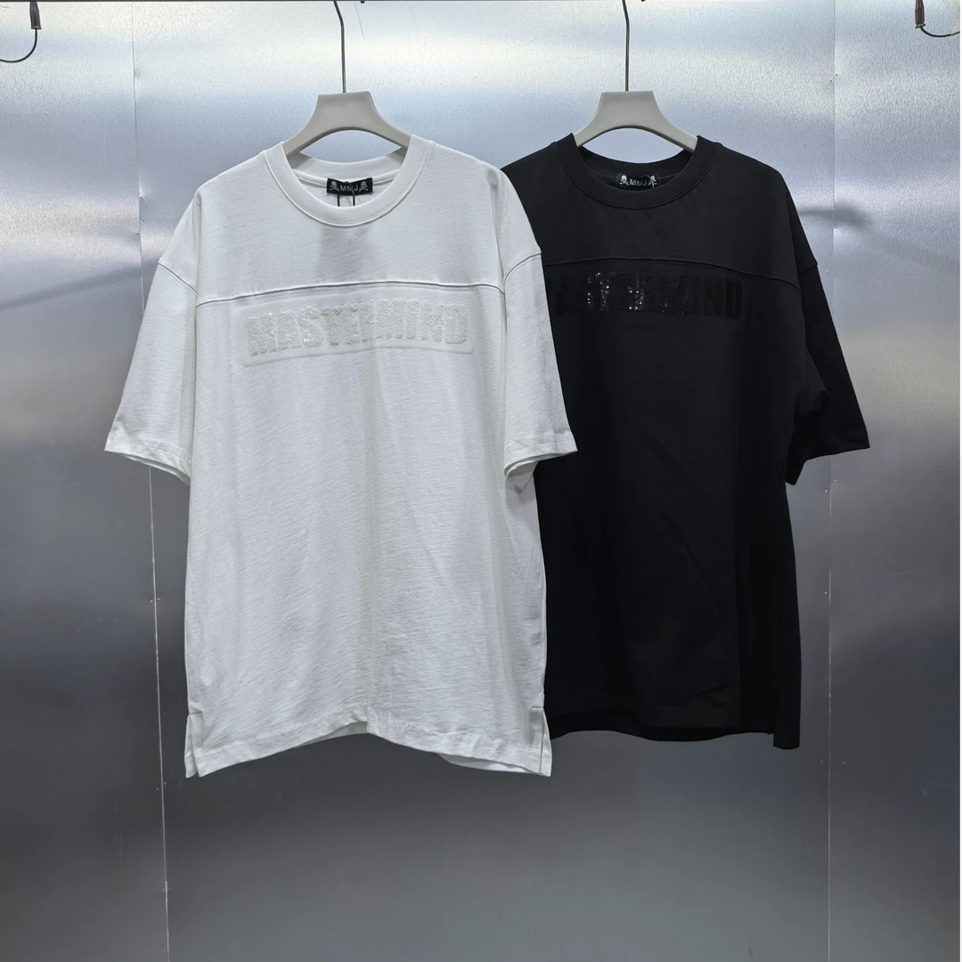 A03(LX)-41599-MM夏季闪片印花时尚潮流圆领半袖