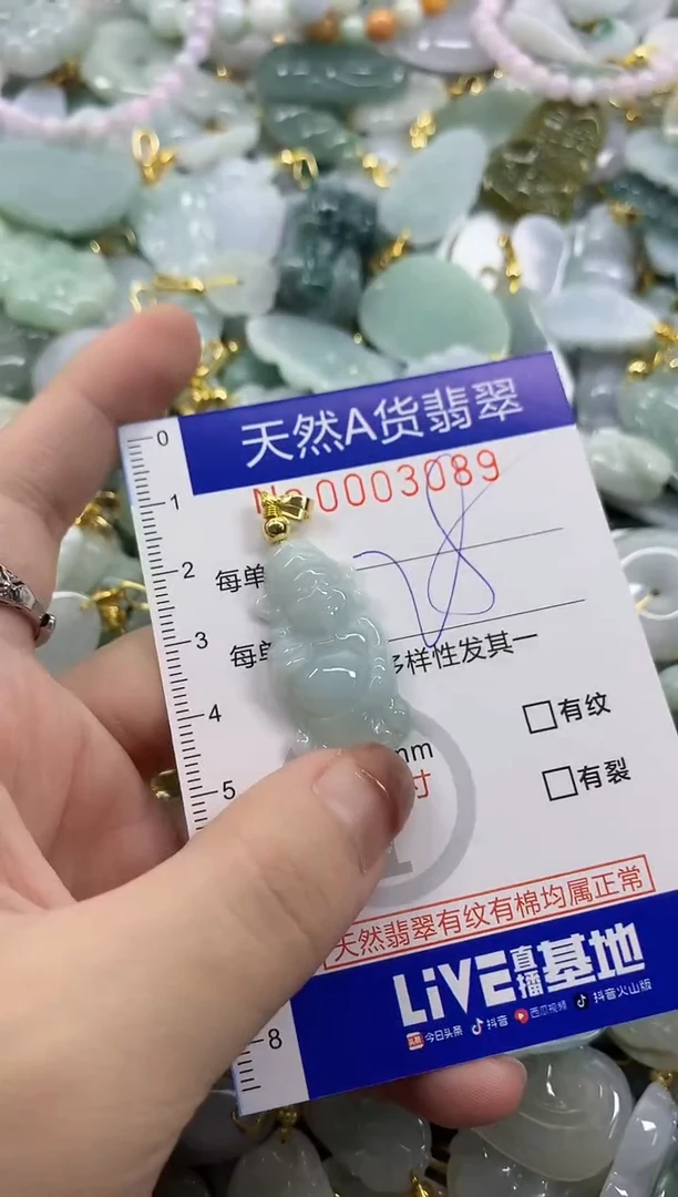 颈饰未镶嵌翡翠天然A货翡翠