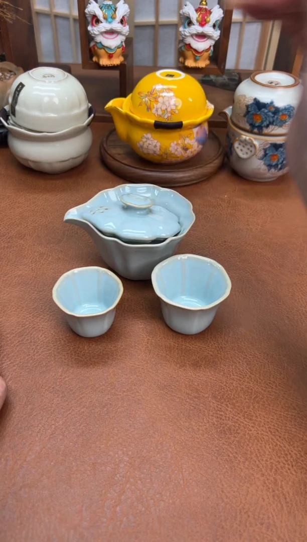 陶瓷旅行茶具套装