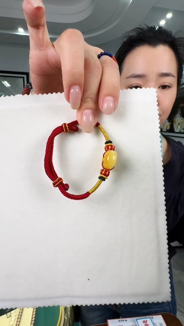 手绳蜜蜡未镶嵌一****光蜜蜡手绳