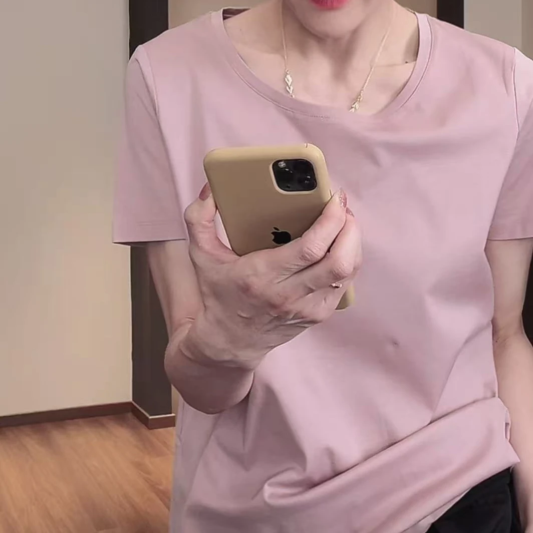 进口面料 圆领 T恤 短袖 TX0209