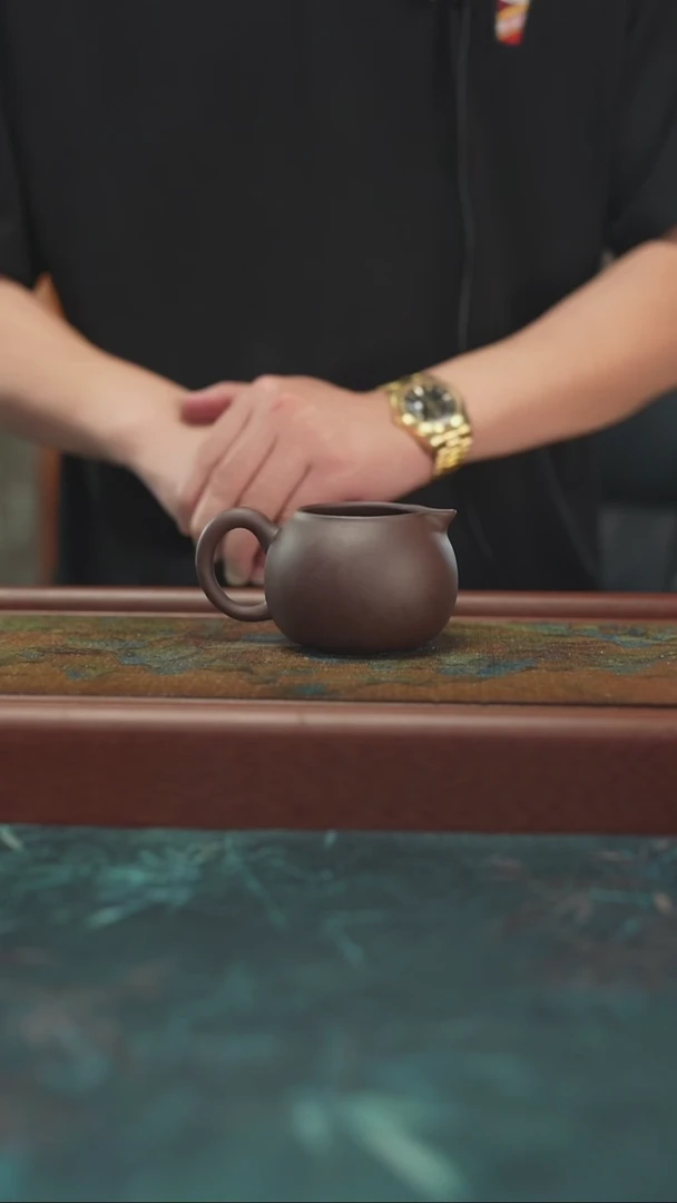 茶杯紫砂6.18   紫泥 西施公道杯