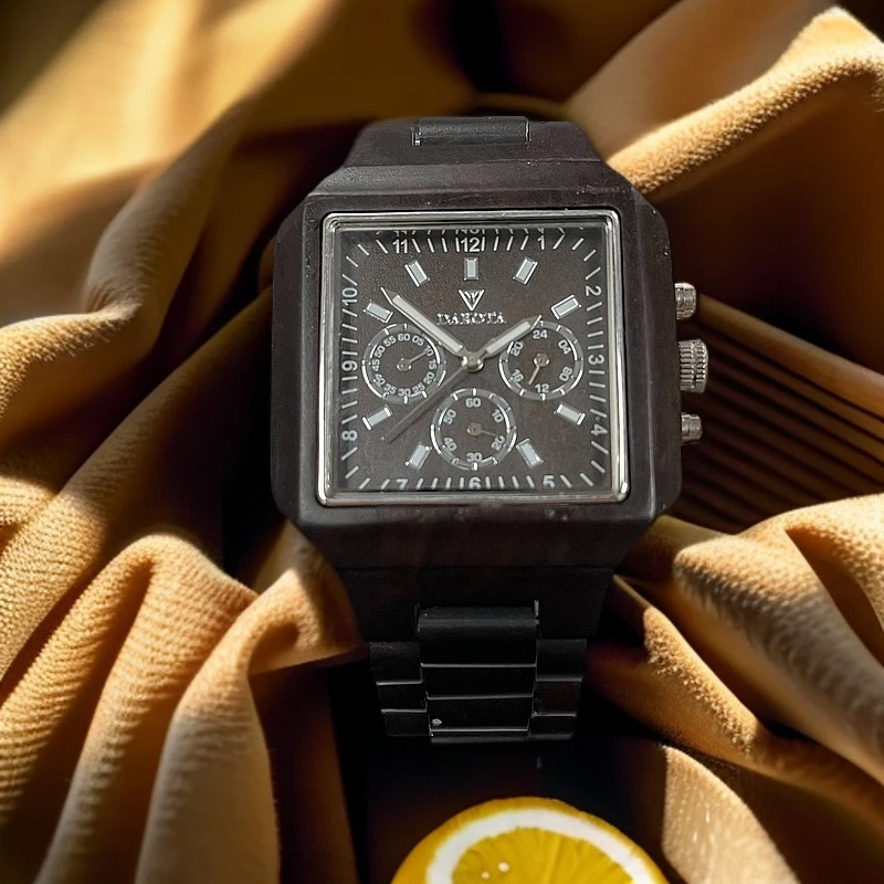 经典檀木手表轻奢潮流机芯时尚木制腕表