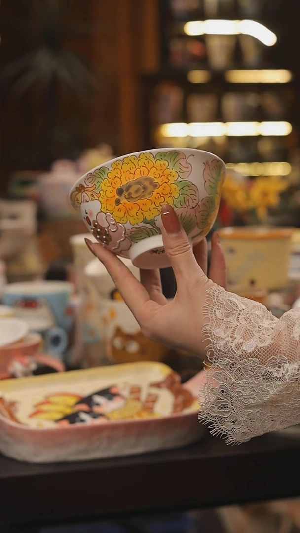 景德镇釉下彩绘设计师款式陶瓷