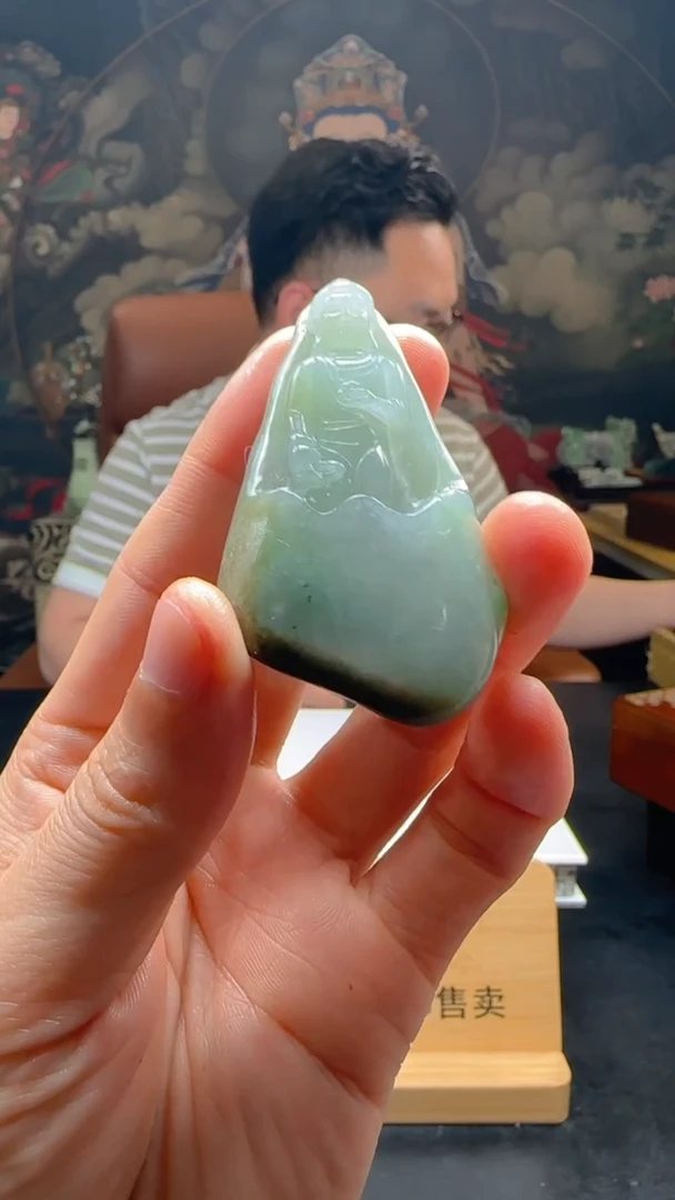 【闪购商品】定制翡翠未镶嵌L-@@QJXS2841