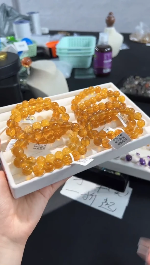未镶嵌手串萤石41d多样性发其一【1条】默认微瑕11mm