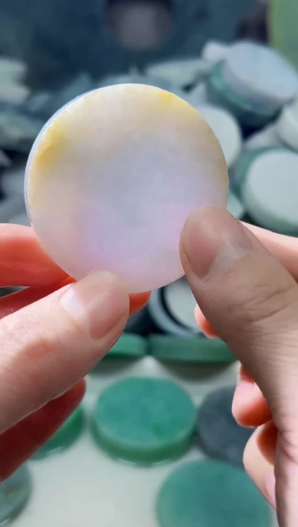 裸石翡翠天然翡翠A货余 南 735