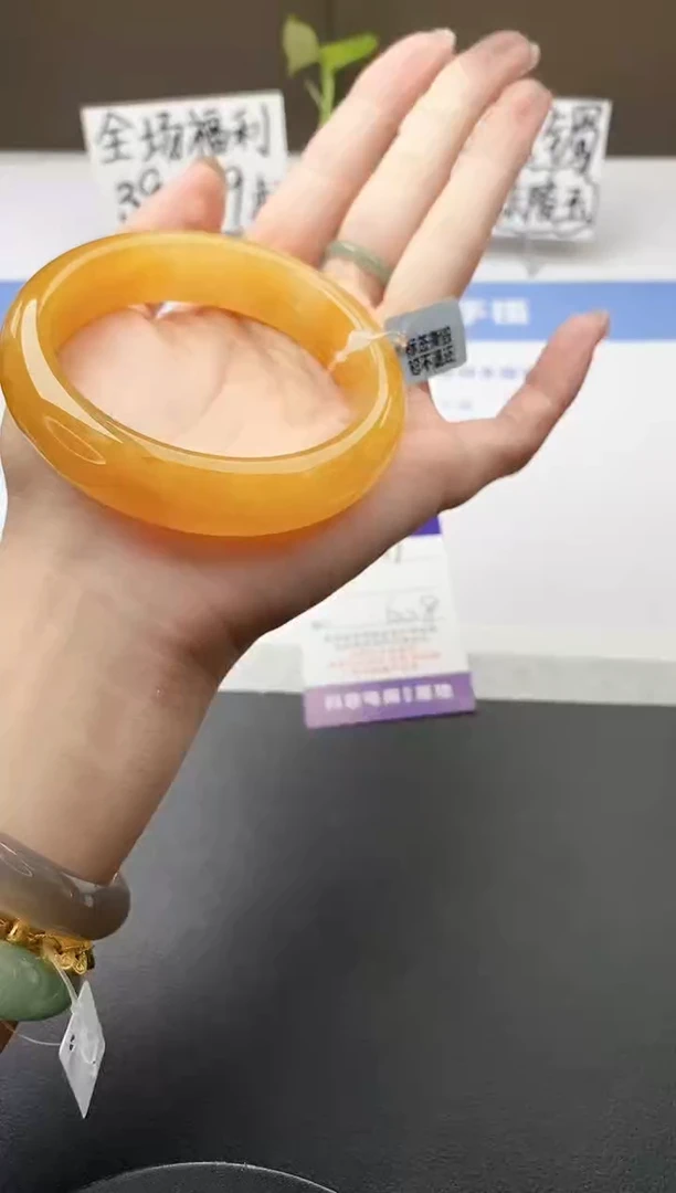 石英质玉手镯未镶嵌j207-H1多样性发货60+