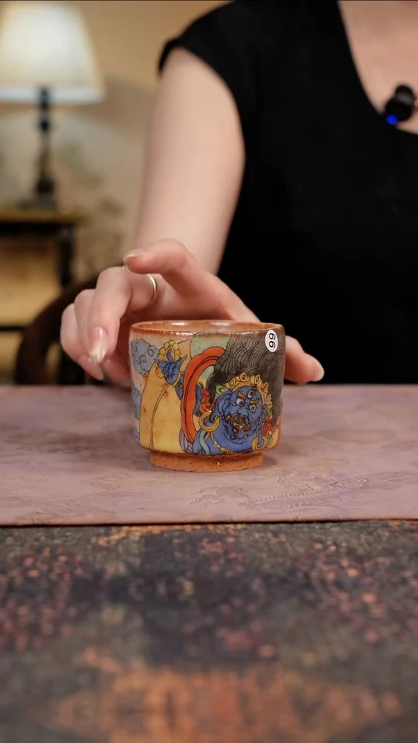 杯景德镇陶瓷杯碗柴烧多人