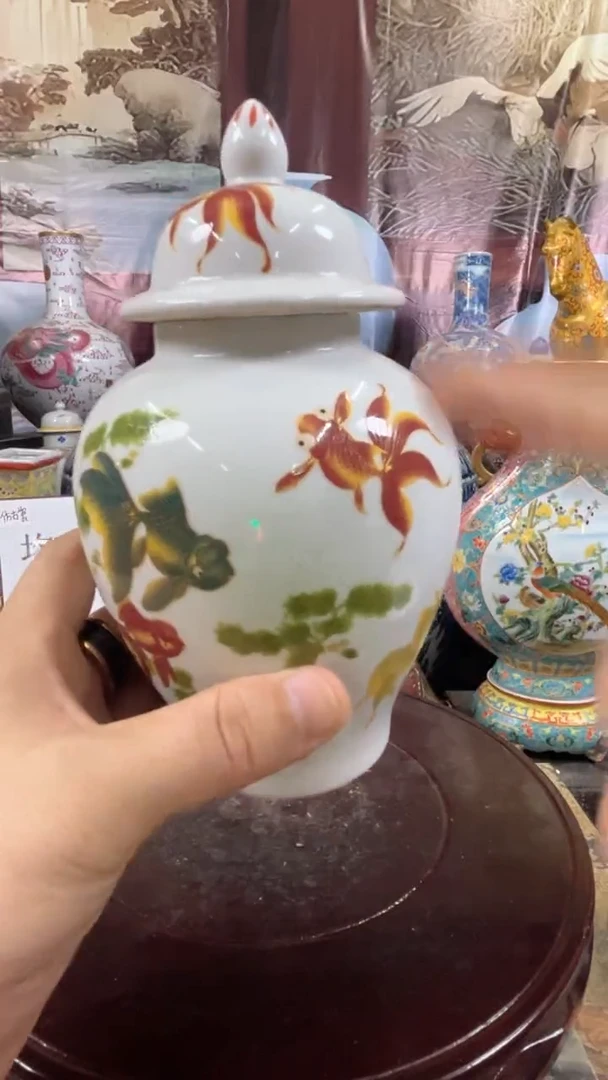 摆件现代陶瓷摆O