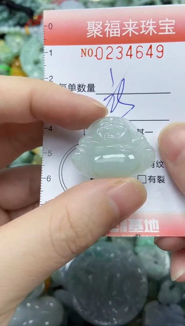 未镶嵌挂件翡翠闪购0234649