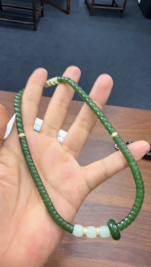 手链合金和田玉碧玉手链配饰掉色多样性发一R120
