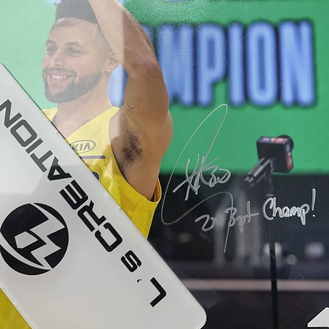 【亲签保真】库里亲签海报铭文带证书 可定制装裱或礼盒