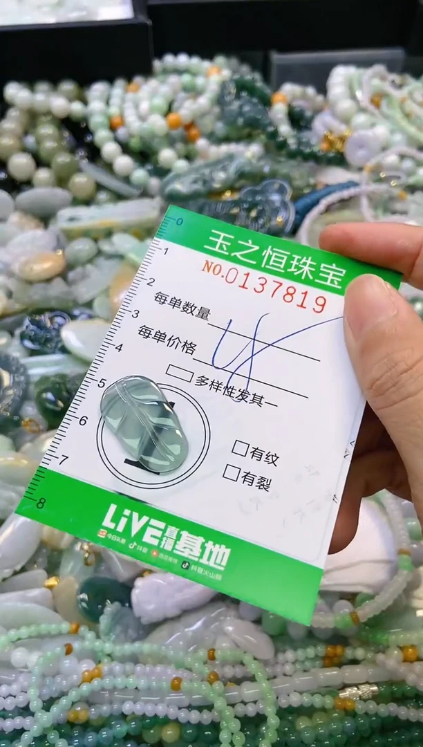 翡翠未镶嵌颈饰闪购0137819