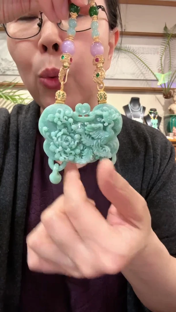 【闪购商品】翡翠颈饰未镶嵌国风