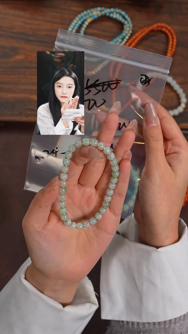 未镶嵌手串翡翠?**?若雨臣品质回血