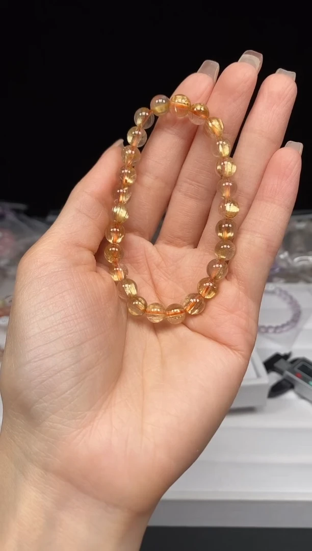 水晶手链未镶嵌多样性发其一；编号122