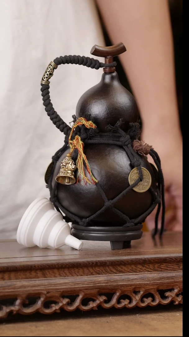 53号精品天然大漆酒葫芦一物一拍~