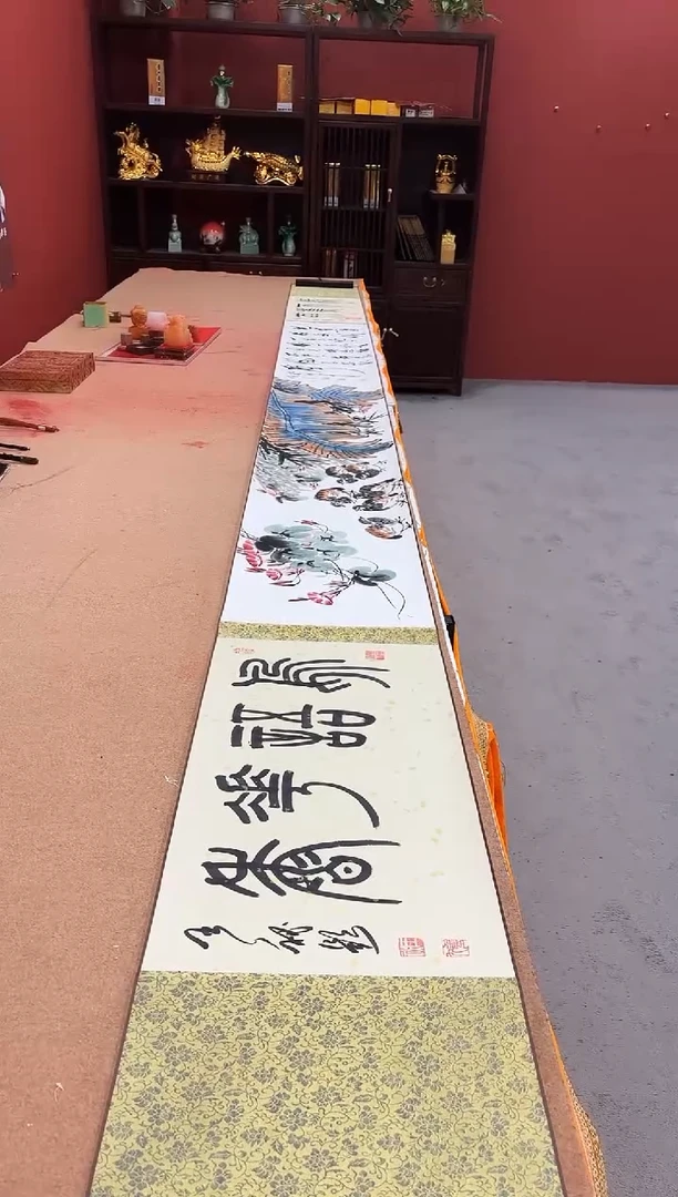 国画王秘老师国画作品-芭蕉叶