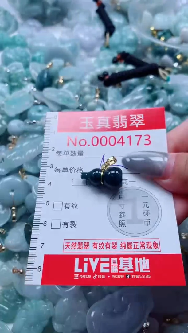 吊坠(不含链)未镶嵌翡翠4173