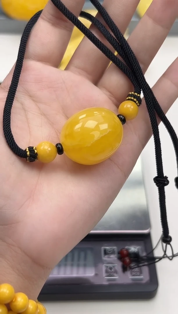 裸石琥珀未镶嵌琥珀蜜蜡吊坠