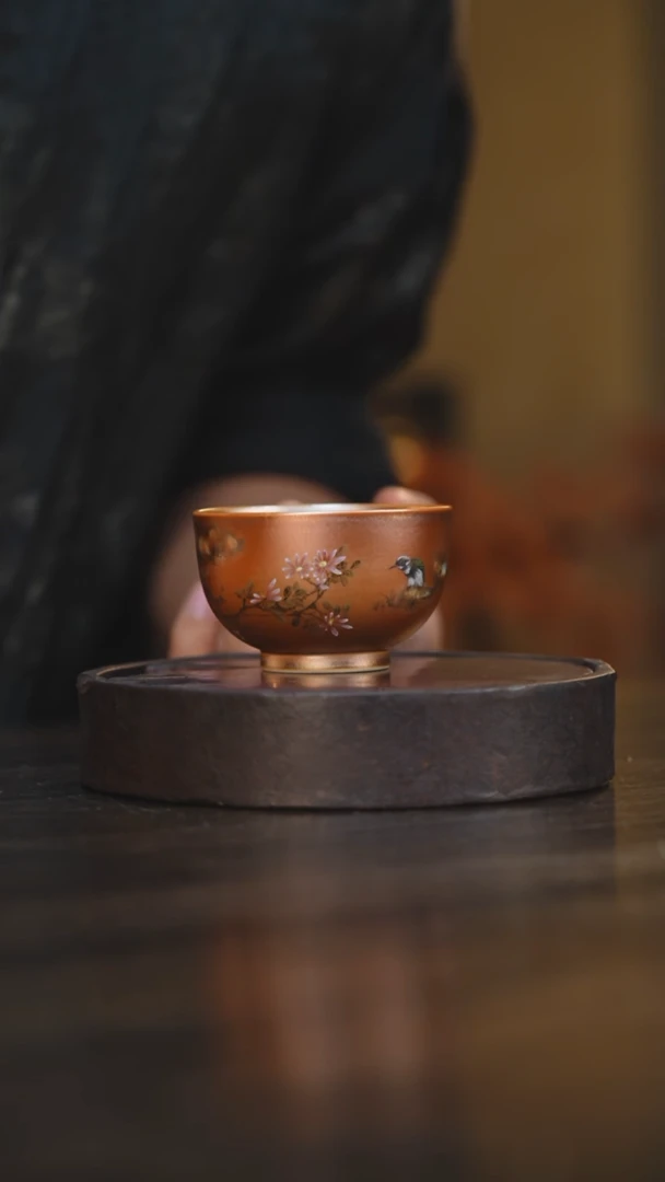 .32柴房陶瓷柴烧主人杯