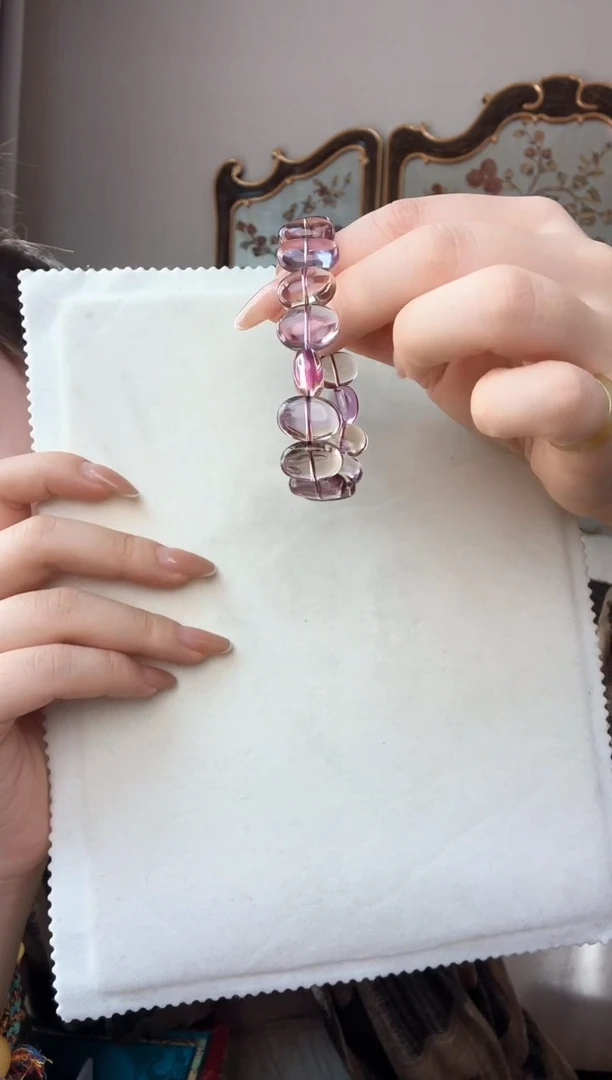 【闪购商品】水晶手链未镶嵌紫黄晶手串