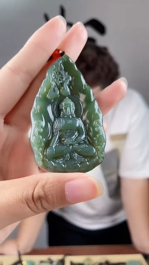 和田玉未镶嵌颈饰拍一发一，多样性发货