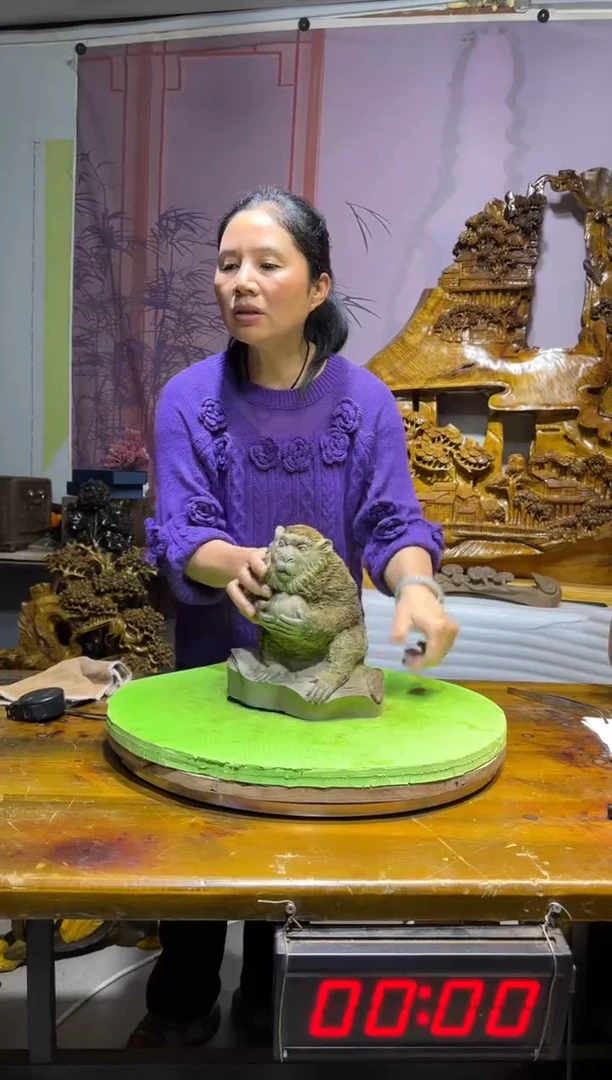 金丝楠风*金丝楠木雕刻摆件