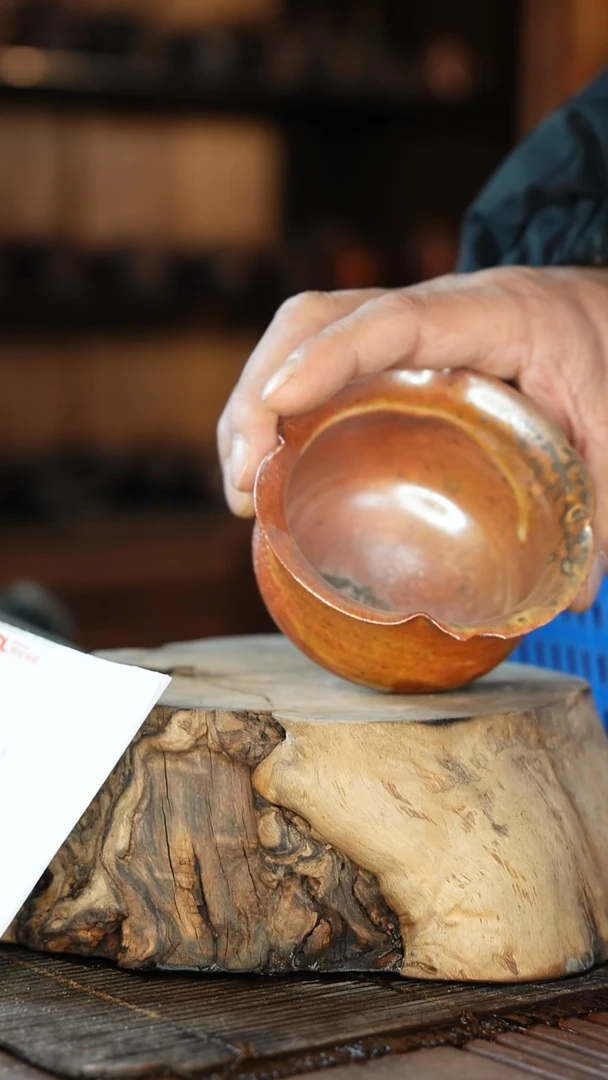 紫砂全手工折扣杯（微）