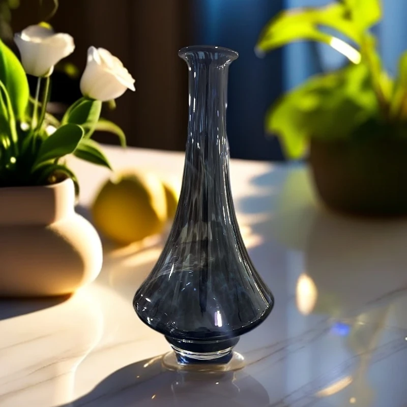 私花主义T10微瑕飞碟小口不规则创意简约桌面阳台百搭花瓶