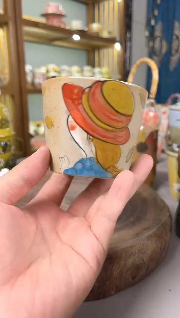 瓷片手绘高温釉下彩陶瓷