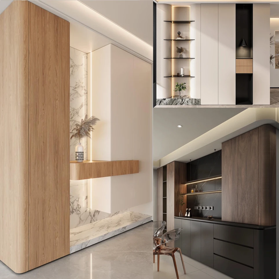 全屋定制柜子新款衣柜家装室内卧室设计效果实景参考精选图库现代