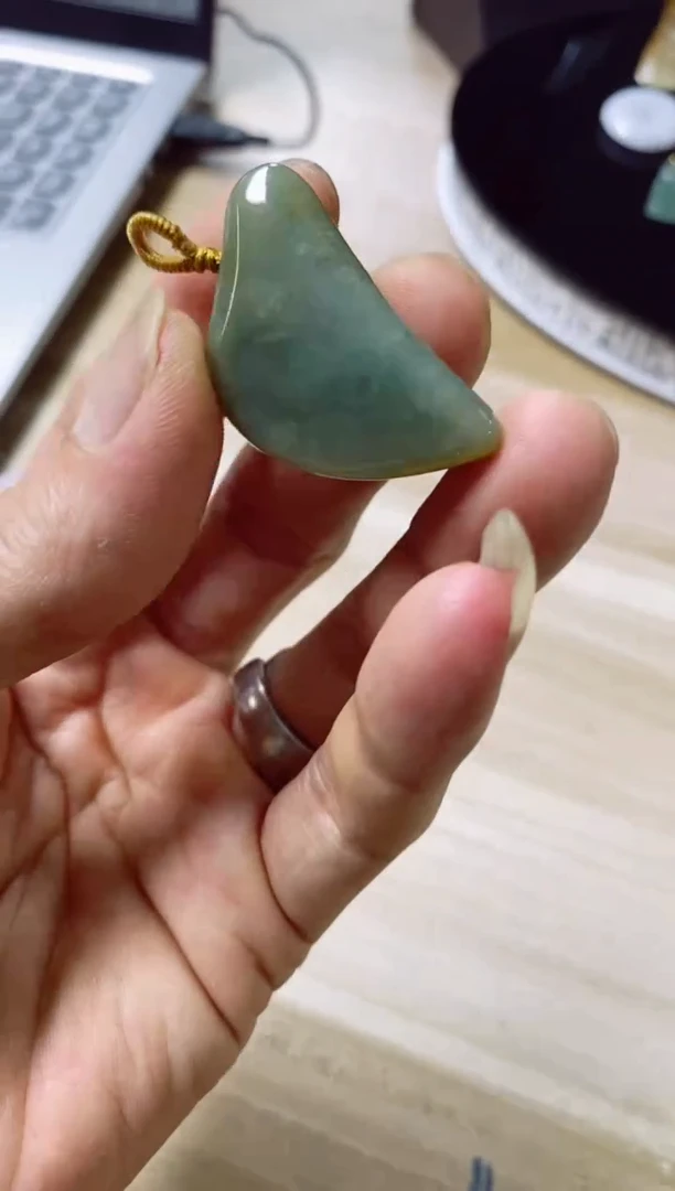 翡翠未镶嵌颈饰39天然缅甸翡翠A货