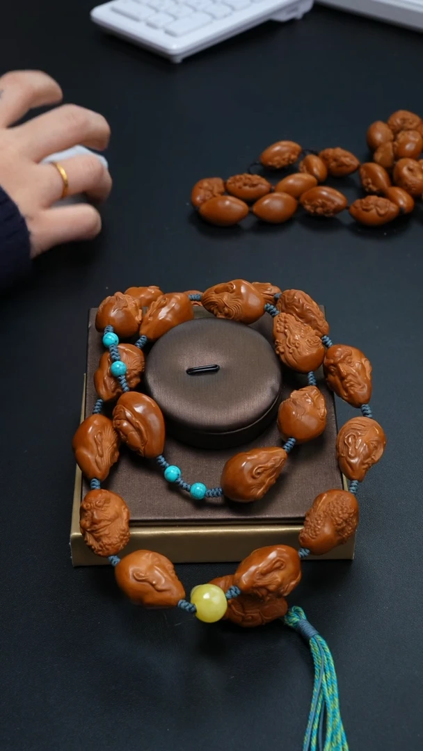 手串/手链橄榄核十八罗汉脖挂